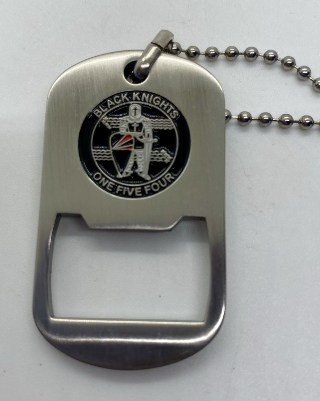 1 5 4 Black Knight F/A-18F Rhino Strike Fighter Necklace Bottle Opener Dog Tags gallery