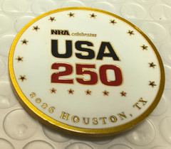 2026 Houston NRA USA 250 Ring of Freedom Challenge Coin