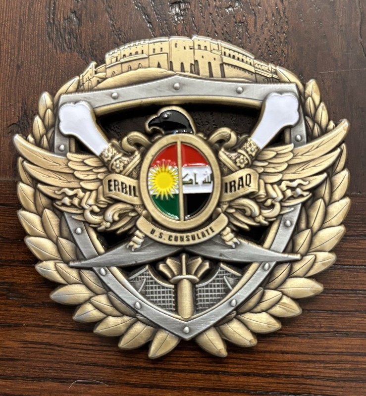 US MARINE CORPS SECURITY GUARD DETACHMENT CHALLENGE COIN - US CONSULATE ERBIL gallery