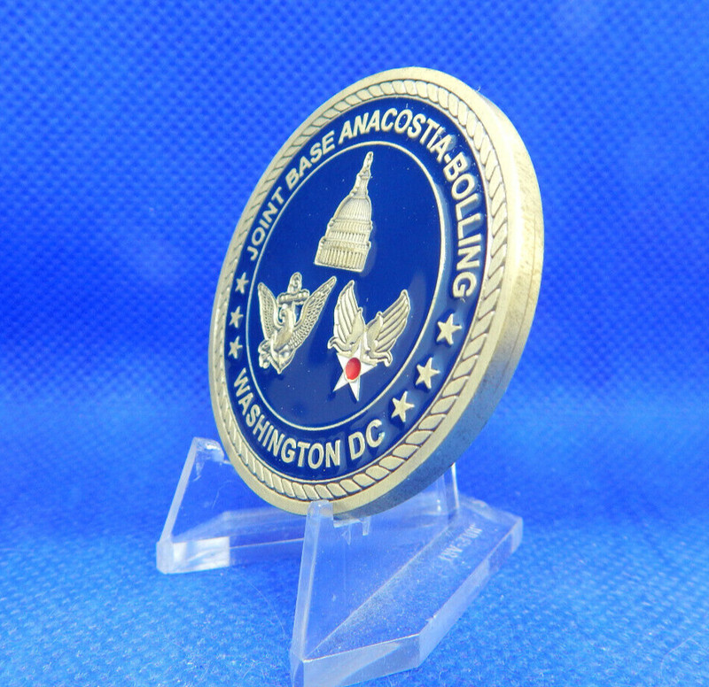 ANACOSTIA-BOLLING JOINT BASE WASHINGTON, D.C.~U.S. CAPITOL~ 1.75" CHALLENGE COIN gallery