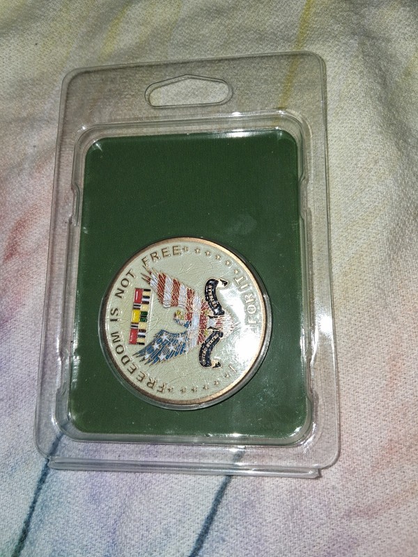 25th Anniversary Operation Desert Storm Challenge Coin from VetFriends gallery