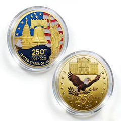 US 250th Independence Anniversary Challenge Coin 1776-2026 American Patriot USA