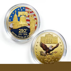 USA 250th Independence Anniversary Challenge Coin 1776-2026 Patriotic US