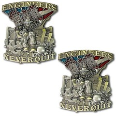 Army Combat Engineers Never Quit Military Challenge Coin