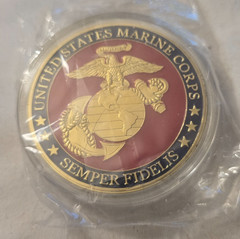 Department of Defense DOD US Marine Corps USMC Challenge Coin / NEW