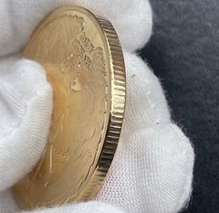 Archangel Michael Gold Coin Saint Michael Angel Collectible Souvenir