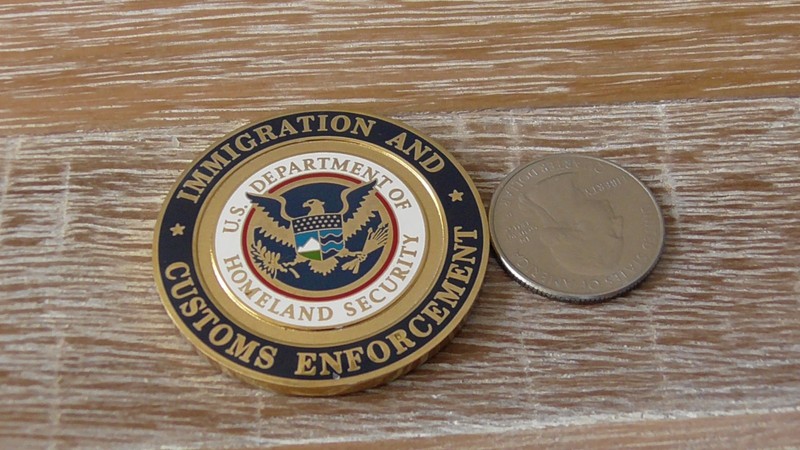 ICE Immigration Special Agent in Charge SAC San Juan Challenge Coin #F267 gallery