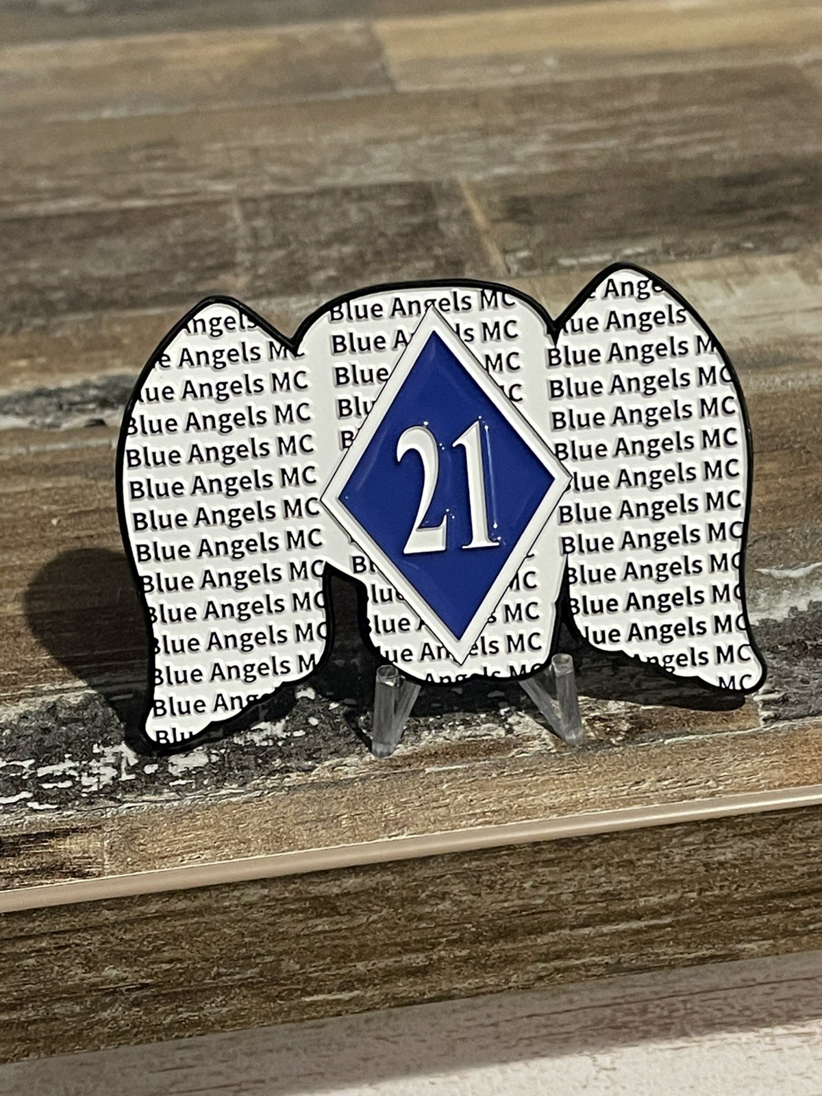 Sough after 1% Blue Angels mc one of the oldest European Bike clubs coin gallery