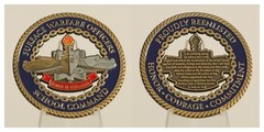 Navy Surface Warfare Officers School Reenlistment Challenge Coin 4#H