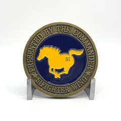 CHALLENGE COIN – Commander 51st Fighter Wing Osan Air Base Republic of Korea