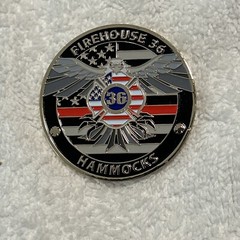 Miami Dade Fire Rescue Firehouse 36 Challenge Coin “Hammocks”