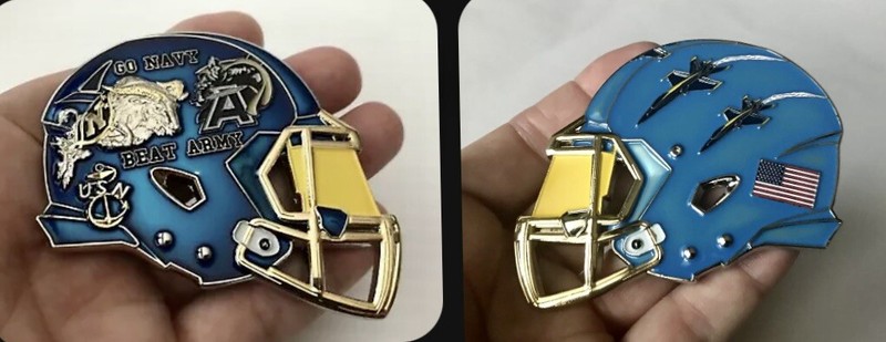 Army Navy Game Blue Angels Jets Football Challenge Coin CPO Seals NYPD CIA FBI ! gallery