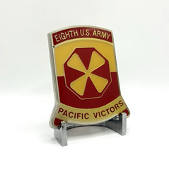 CHALLENGE COIN – Eighth U.S. Army Chief of Staff Camp Humphreys South Korea