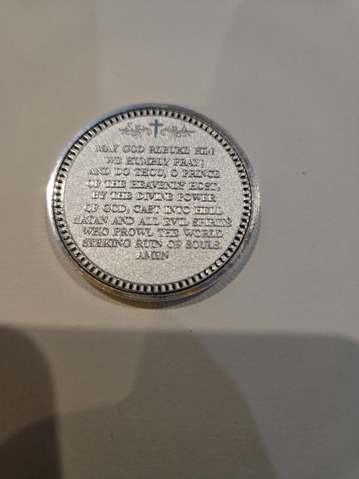 Saint Michael the Archangel challenge coin. gallery
