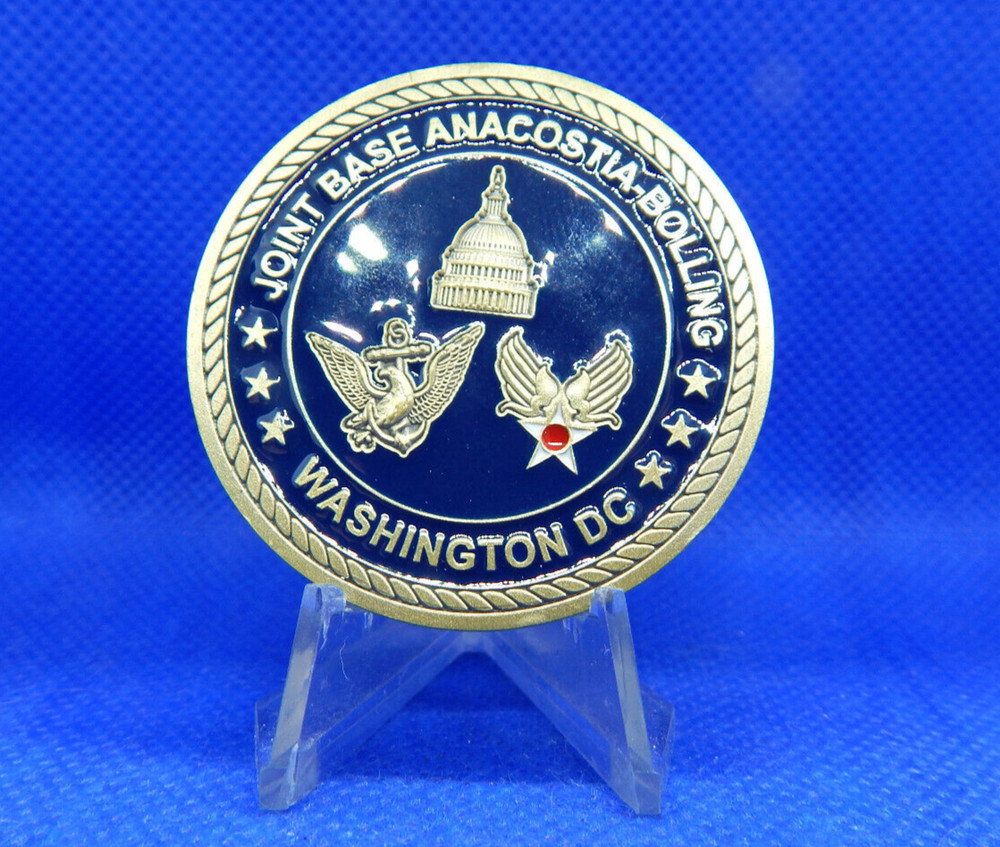 ANACOSTIA-BOLLING JOINT BASE WASHINGTON, D.C.~U.S. CAPITOL~ 1.75" CHALLENGE COIN