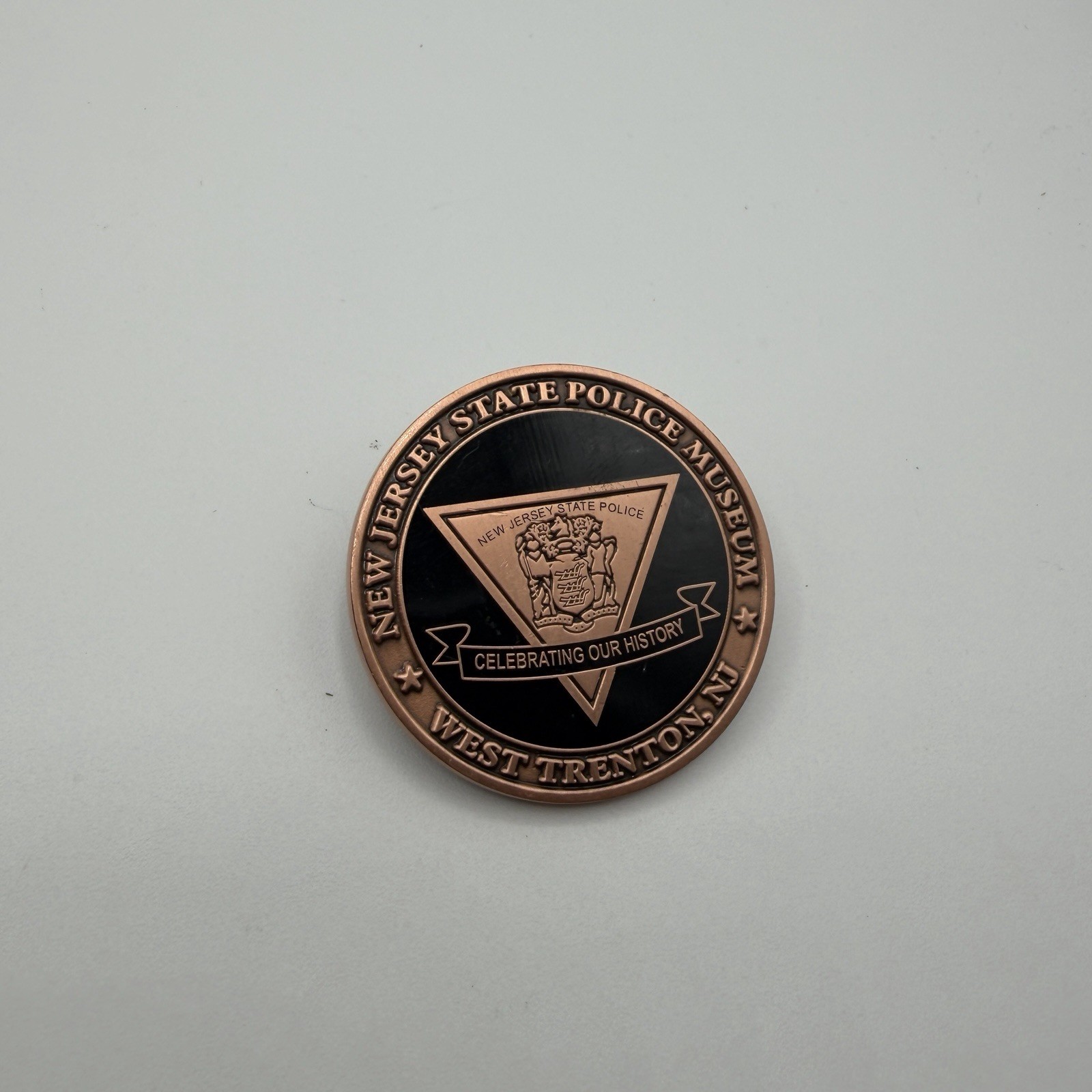 New Jersey State Police Museum - Motorcycle Patrol 1921-1954 Challenge Coin NJSP gallery
