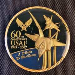 Tops In Blue 60th Anniversary USAF Expeditionary Entertainers Challenge Coin