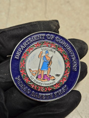 Virginia Department of Corrections Public Safety First Challenge Coin
