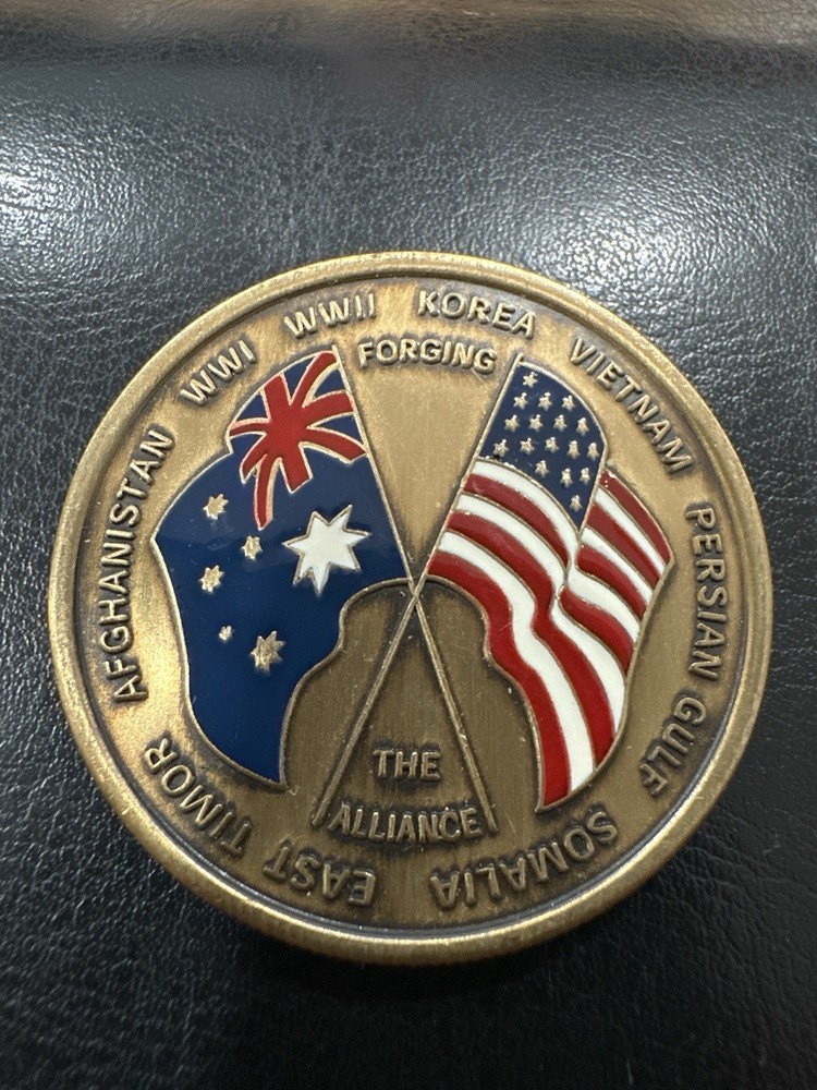 Australia US “Forging the Alliance” Military Challenge Coin Multi-War